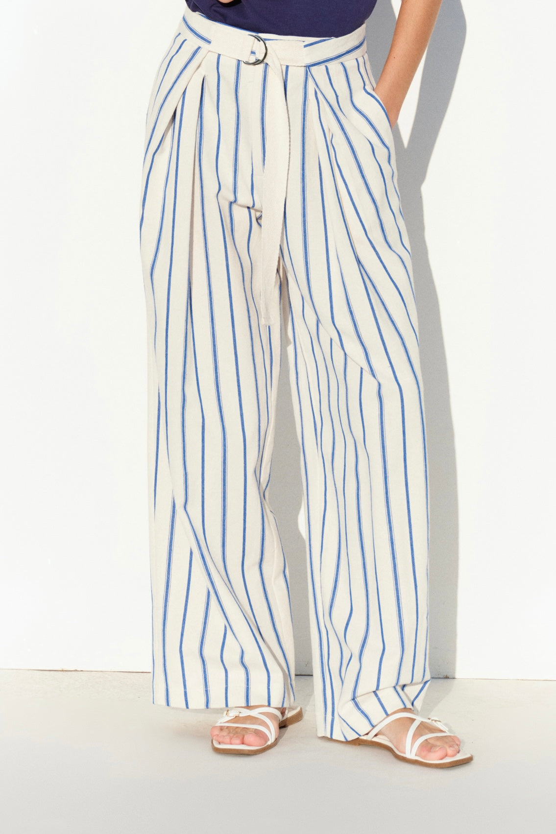 PANTALONE A RIGHE LUMINA-2676