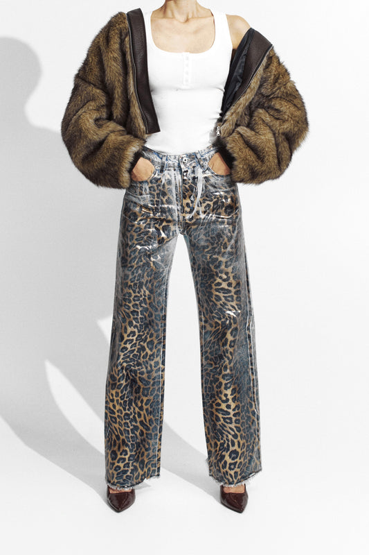 PELLICCIA CON ZIP LUMINA-3453