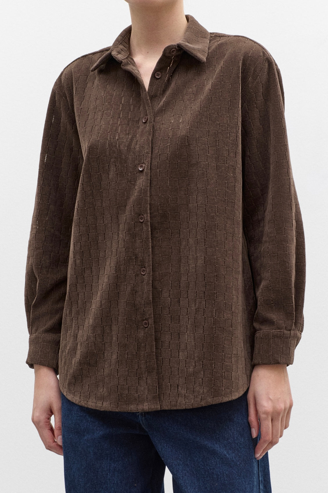 CAMICIA IN CAMOSCIO LUMINA-240273