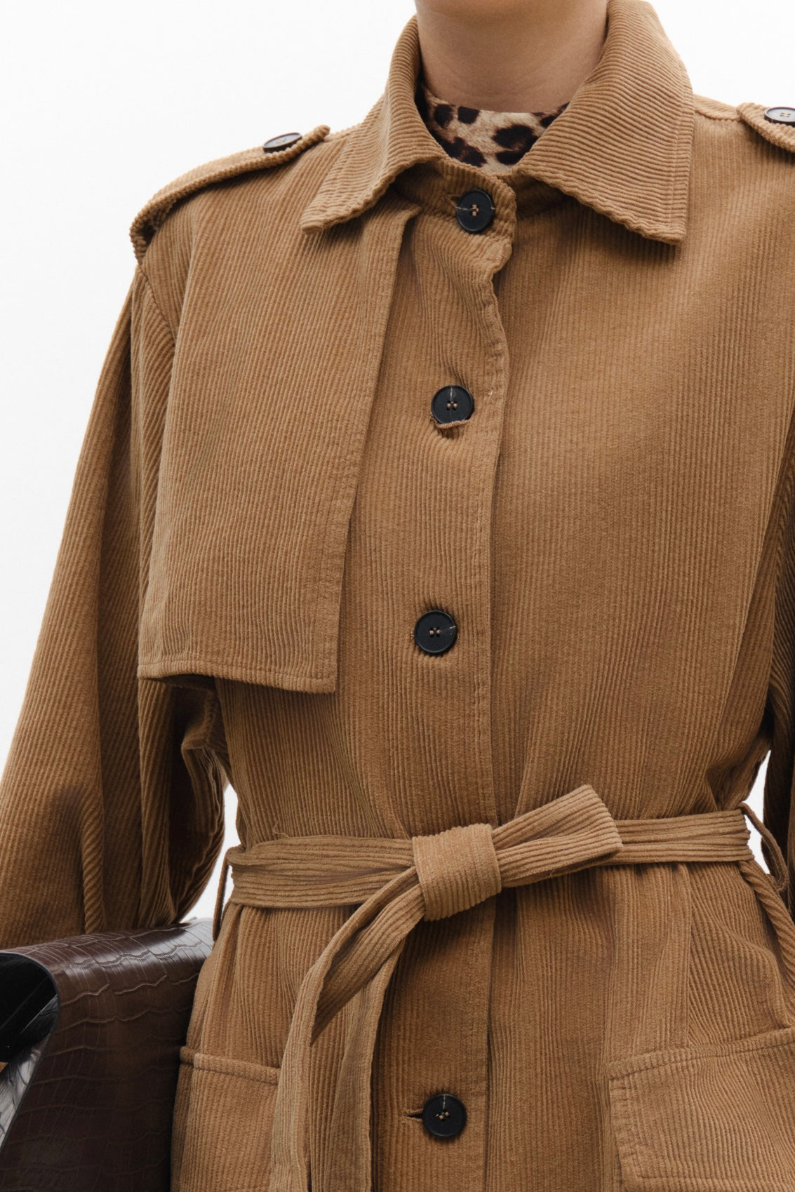 TRENCH VELLUTO DI LUMINA-1848