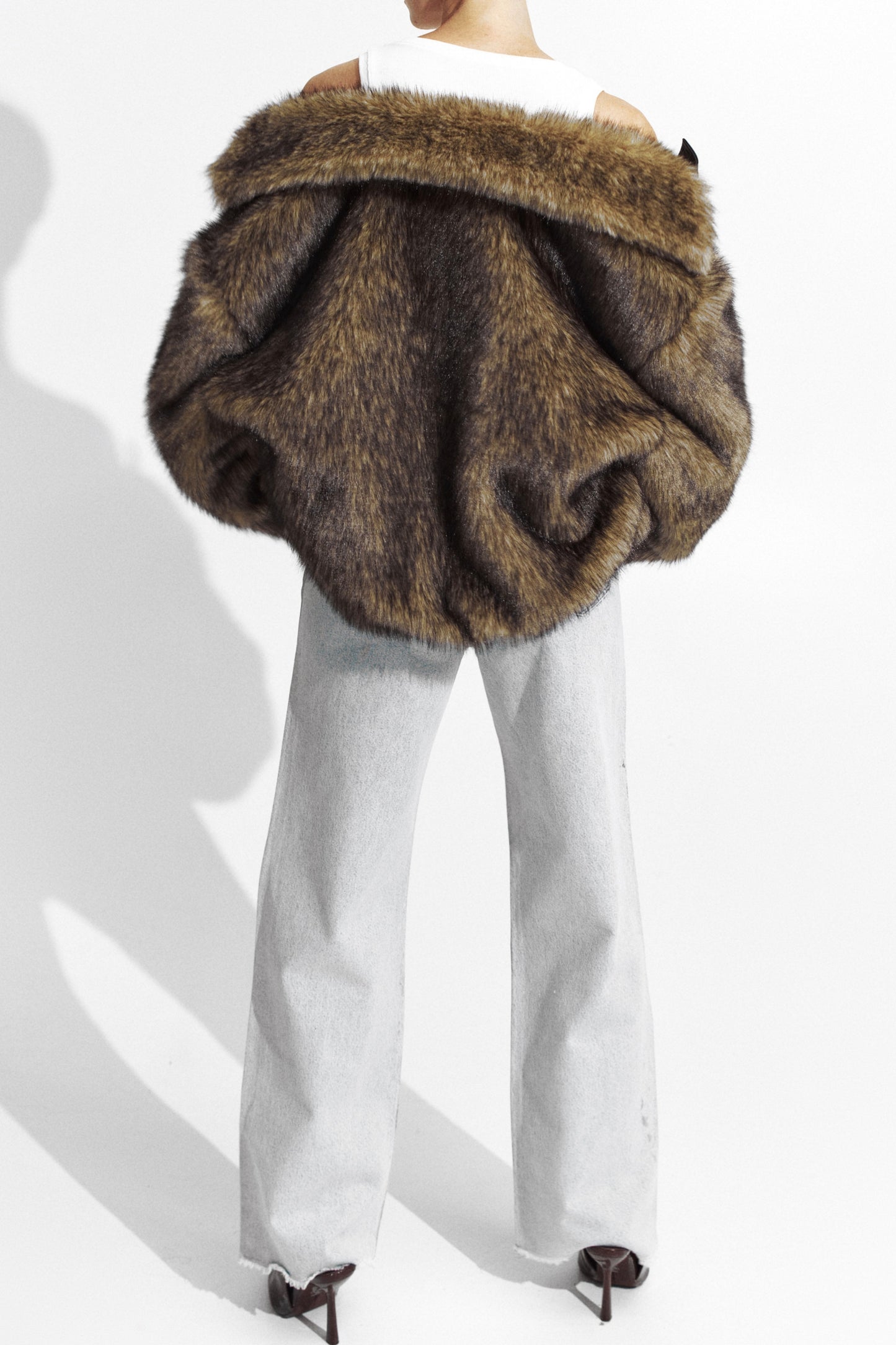 PELLICCIA CON ZIP LUMINA-3453